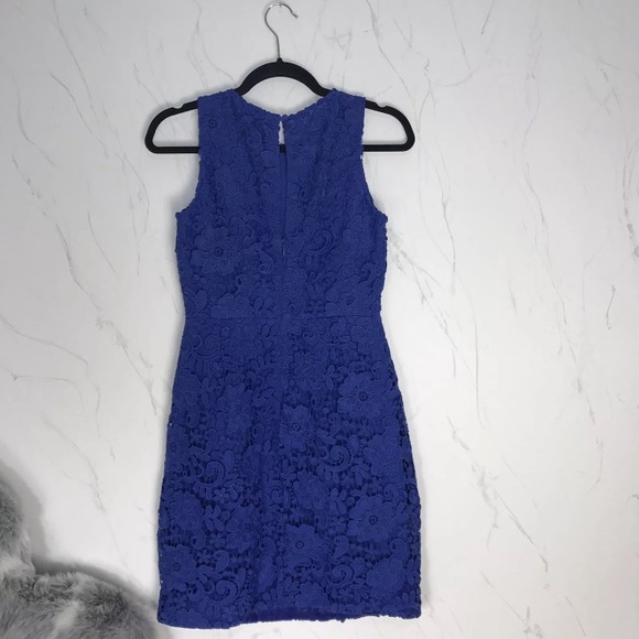 NWT J Crew Sleeveless Floral Lace Dress - Picture 5 of 7